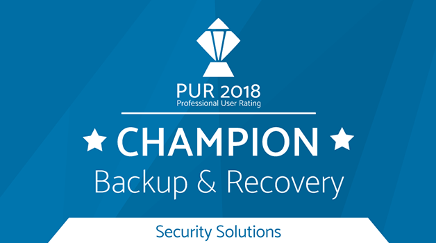 PUR Award 2018 - Champion Backup & Recovery